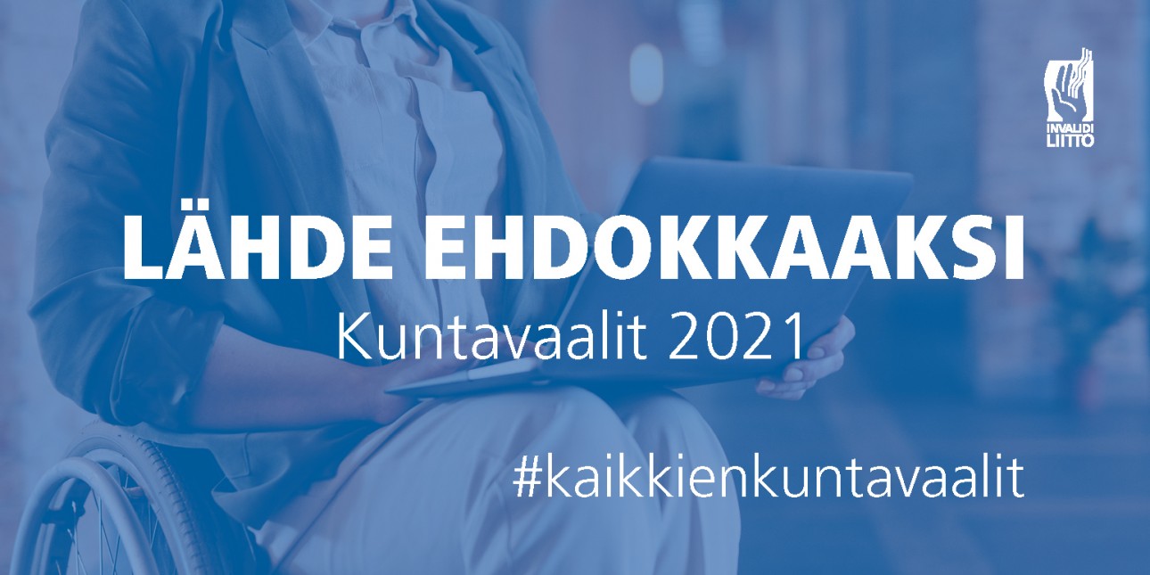 Lähde ehdokkaaksi vaalikuva. Kuvituskuva.